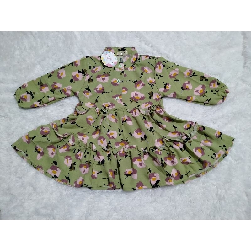 Tunik Anak Rempel Crinkle Marble Premium