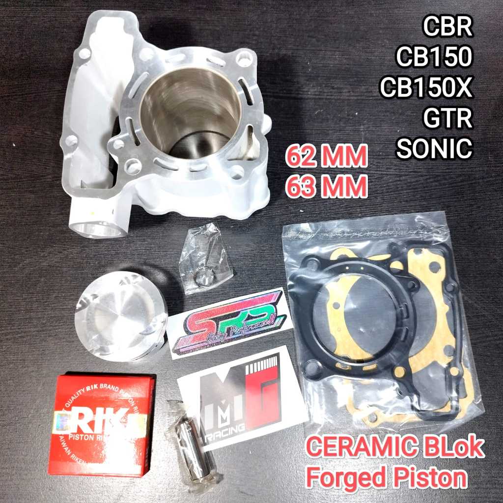 BLOK BORE UP SONIC 150R / SUPRA GTR / NEW CBR 150R / NEW CB 150R SIZE 62mm 63mm