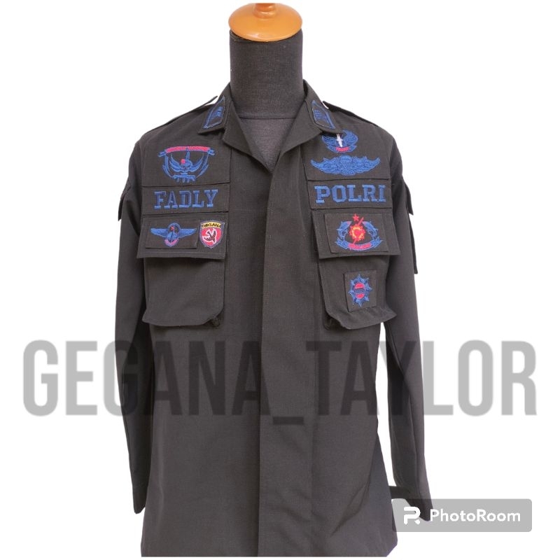 1 STEL PDL BRIMOB TACTICAL TERBARU/ SERAGAM PDL BRIMOB POLRI