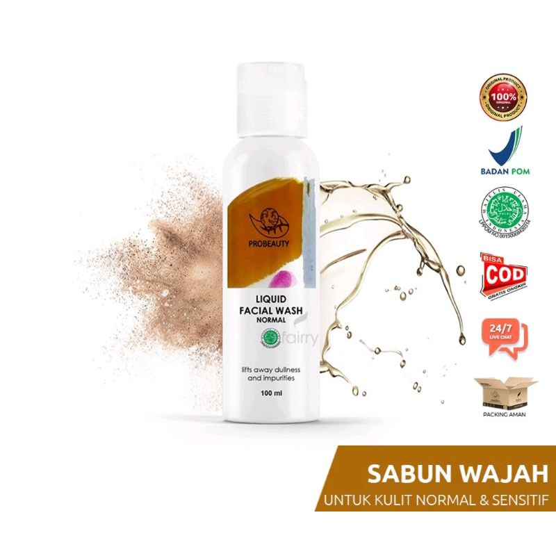 PROBEAUTY Wash Normal | Sabun Kulit Sensitif | Sabun Untuk Kulit Wajah