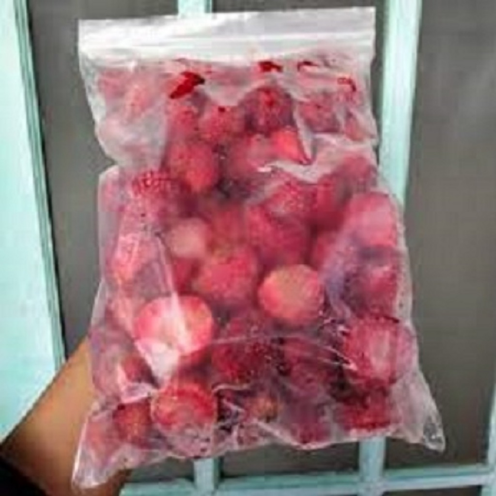 

Strawbery Frozen Strawbery Beku Segar 1000gr