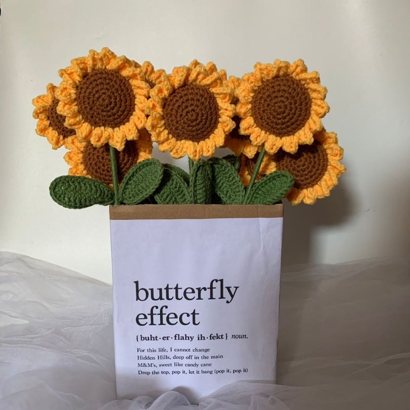 Sun Flower Crochet | Bunga Matahari Rajut