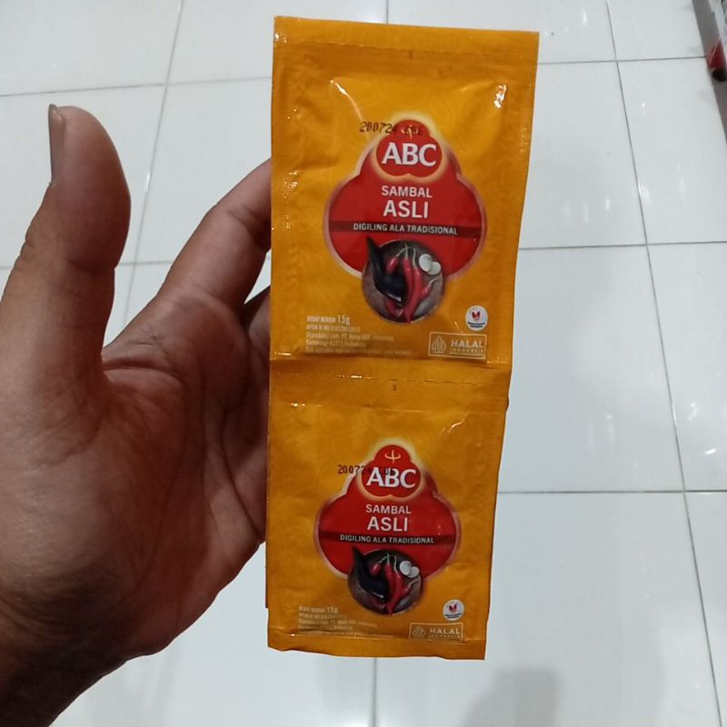 

Mahbubah - ABC 15 g @10 pcs Sambal Asli Pack
