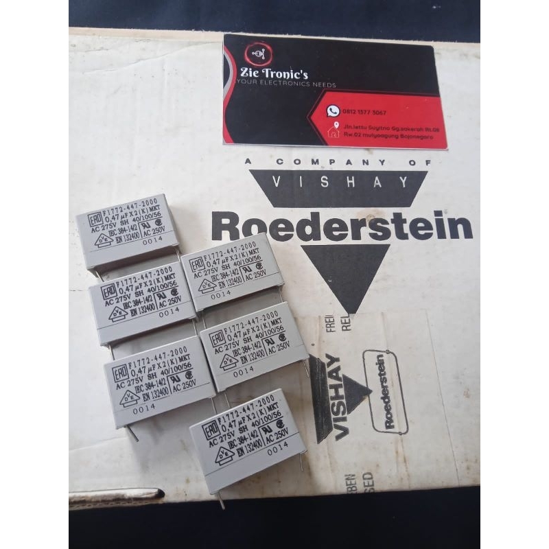 KAPASITOR 474 470NF VISHAY CAPACITOR MKP MKM MKT VISHAY