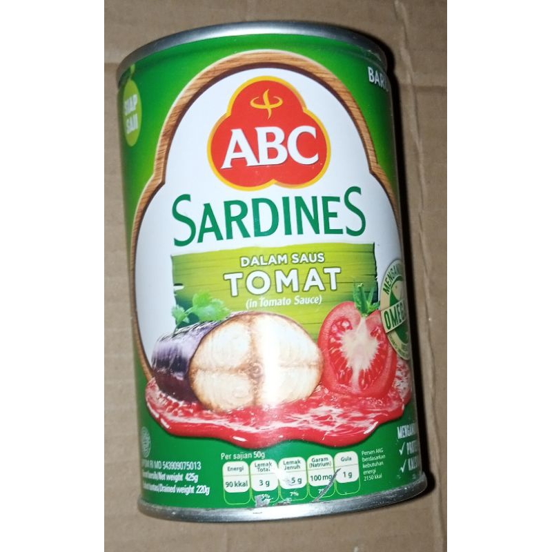 

ABC Sardines Tomat 425gr