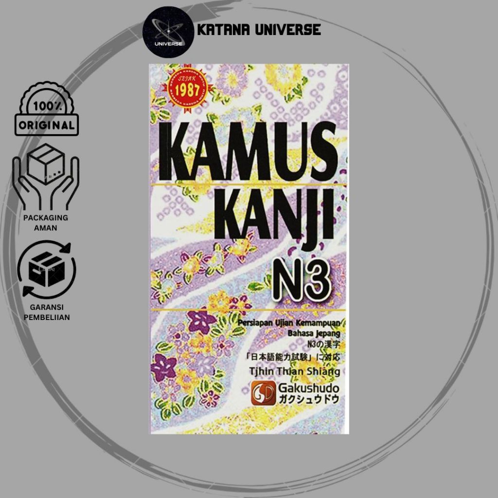 Kamus Kanji N3 Metode Gakushudo
