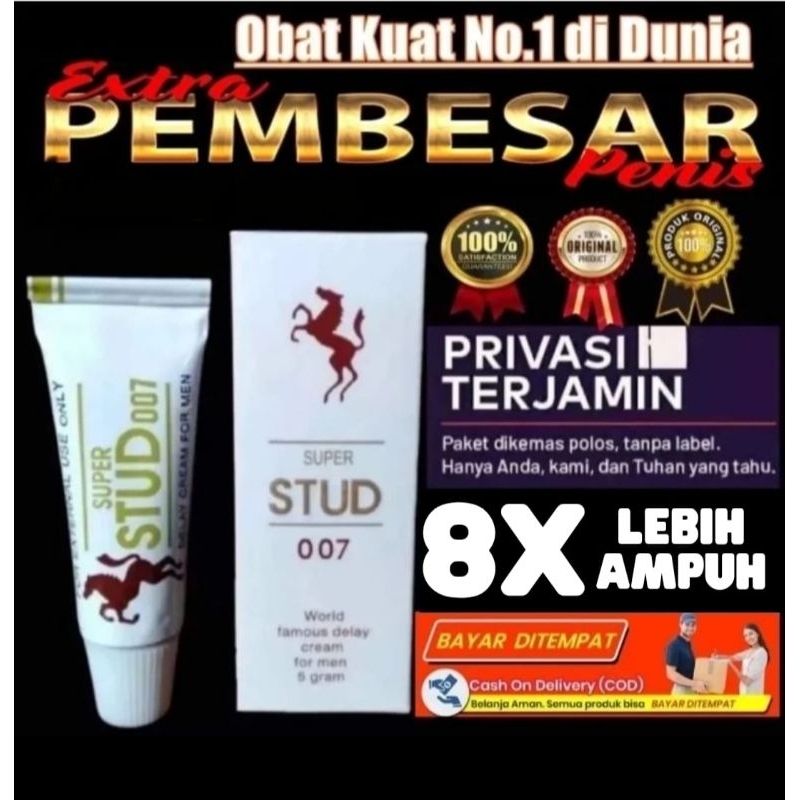 SUPER STUD 007 ORIGINAL-PEMBESAR ALAT VITAL PRIA ASLI-PEMBESAR PENIS PERMANEN ORIGINAL