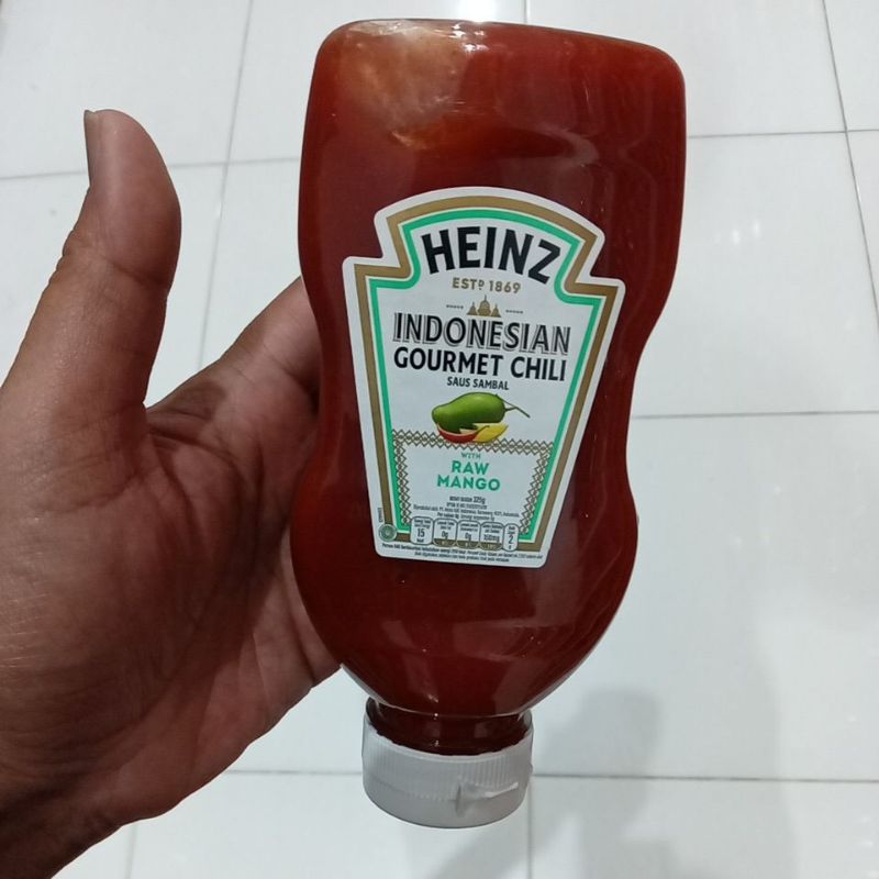 

Mahbubah - Heinz 325 g Indonesian Gourmet Chili Saus Sambal with Raw Mango Botol