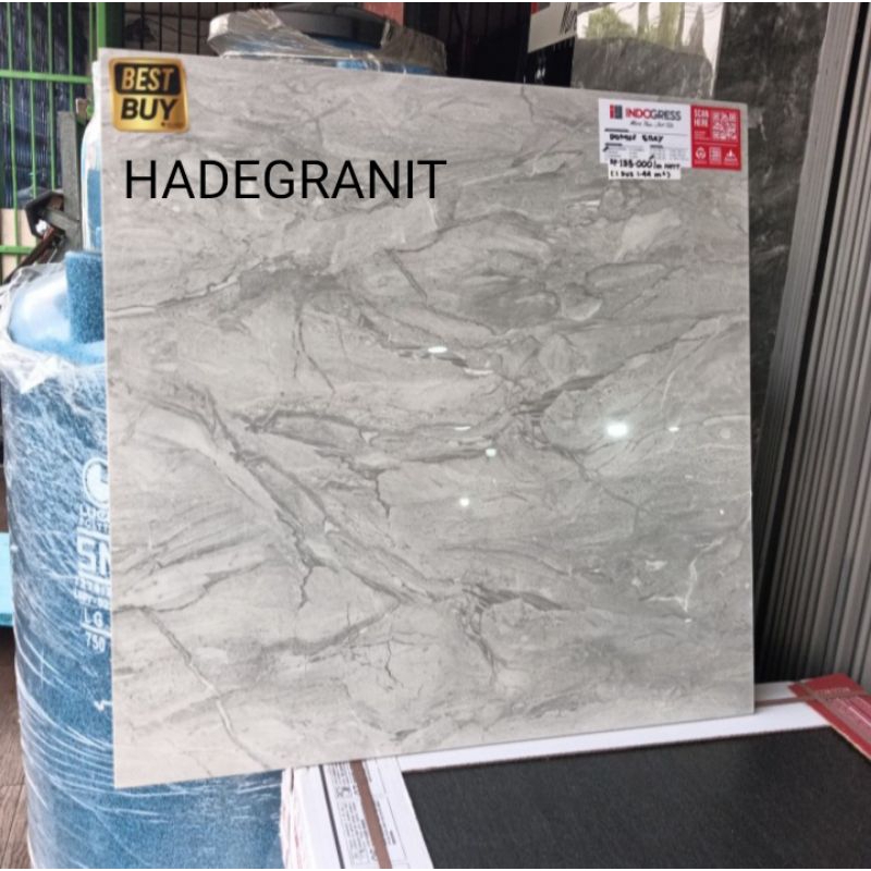 GRANIT LANTAI 60X60 DOMUS GREY INDOGRES