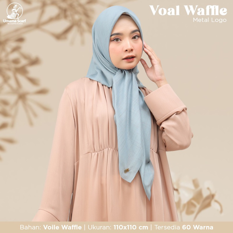 NEW ISI 10 PCS GROSIR Segiempat Voal wafle lasercut Umama cotton wafle JILBAB HIJAB TERMURAH KUDUS