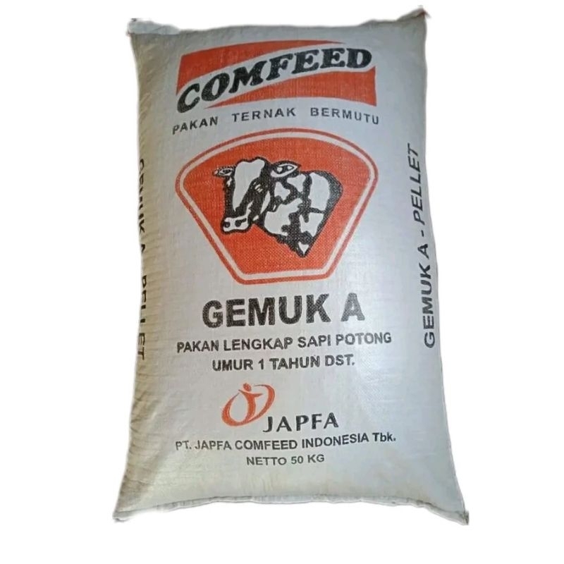 Gemuk A Pellet Premium Kosentrat Sapi Pedet Kambing Domba Kontes Cempe Unggas Penggemukan