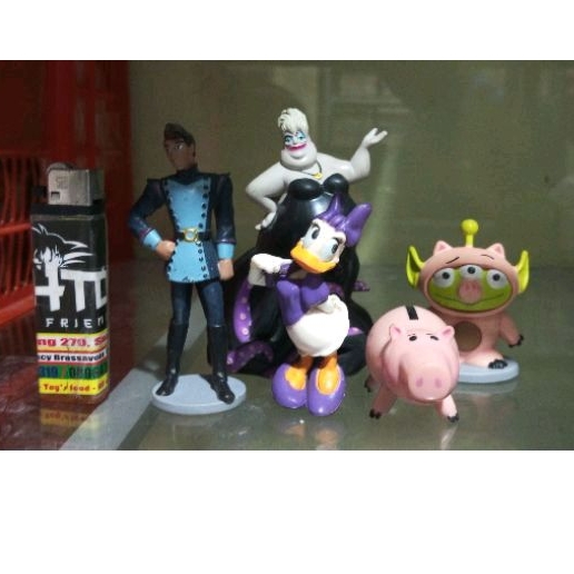 Action figure Disney Pixar Toy Story Desi Donal Pig Alien Ursula dan Prince