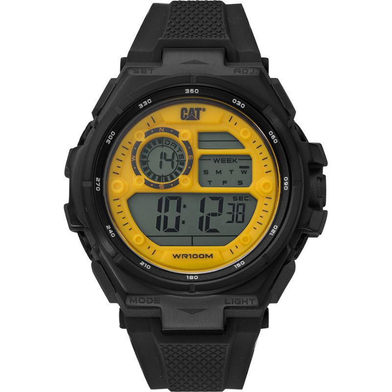 CATERPILLAR CAT OD.167.21.741 Jam Tangan Pria Digital Black Rubber Original & Garansi