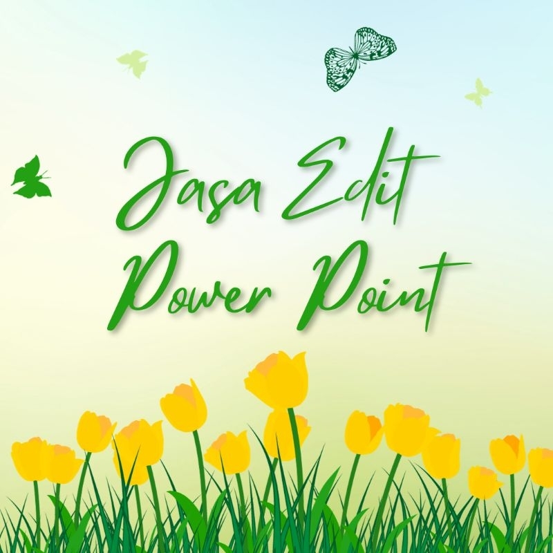 Jasa edit power point (PPT)