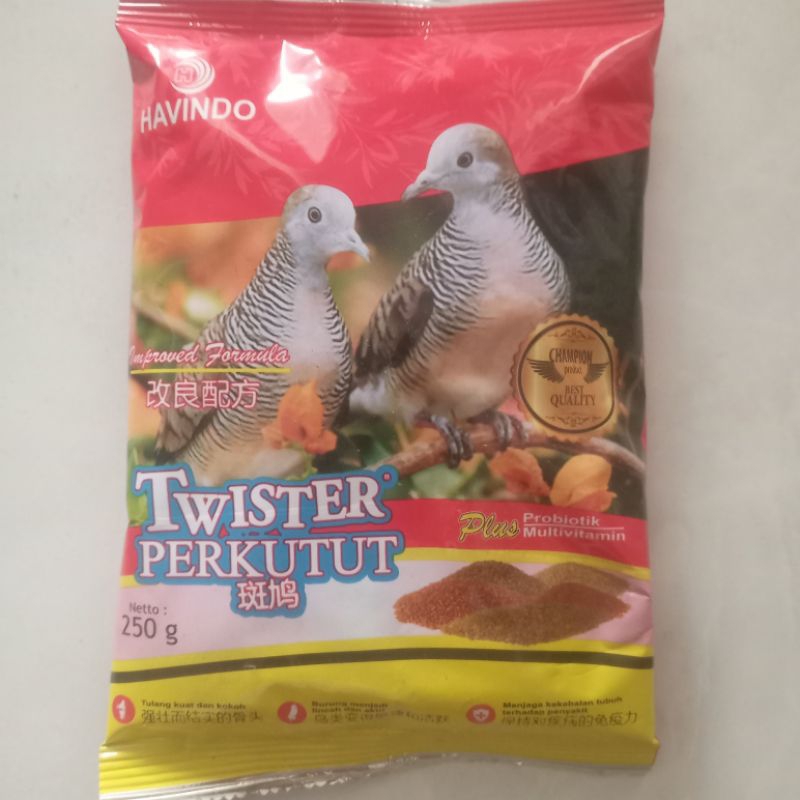 PAKAN BURUNG PERKUTUT / PAKAN BURUNG PERKUTUT TWISTER / TWISTER PERKUTUT / HAVINDO
