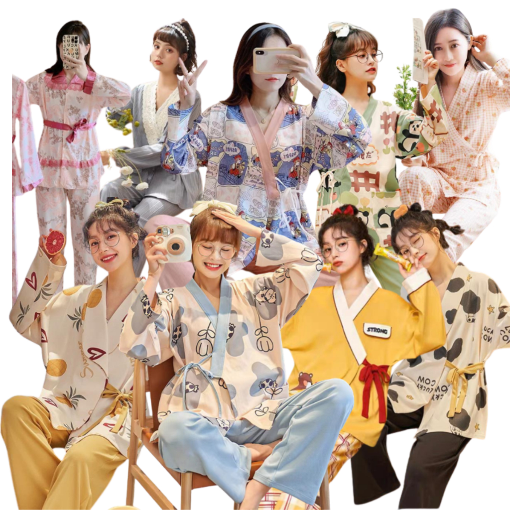 KIMONO SET IMPORT PP/ PIYAMA SET KIMONO WANITA IMPORT / KIMONO SET IMPORT