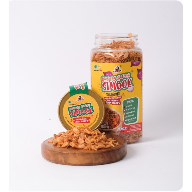 Bawang Goreng Brebes Simbok Toples 200gram, Olahan Bawang Goreng, Bawang Goreng Brebes,  Oleh  oleh Brebes