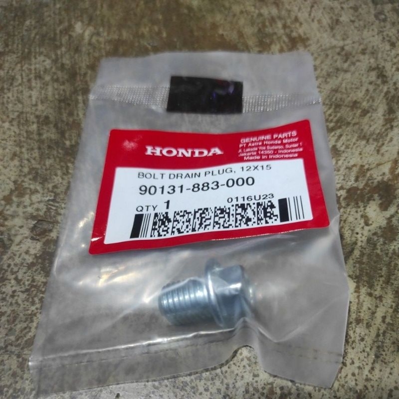 Baut oli mesin honda beat scoopy spacy vario 110 vario 125 original AHM