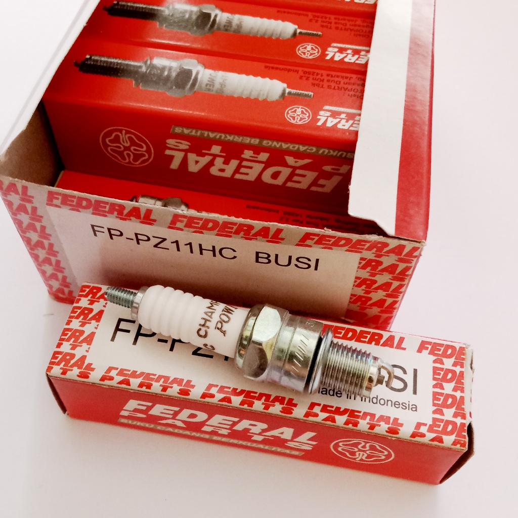 Busi Bebek Matic Pendek PZ11HC Mio/Smile/J/Sporty/Grand/Supra/Prima/Star/Smash Original Champion