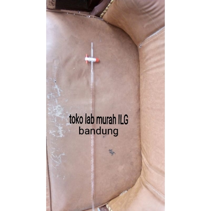 buret 100ml kran teplon pyrex