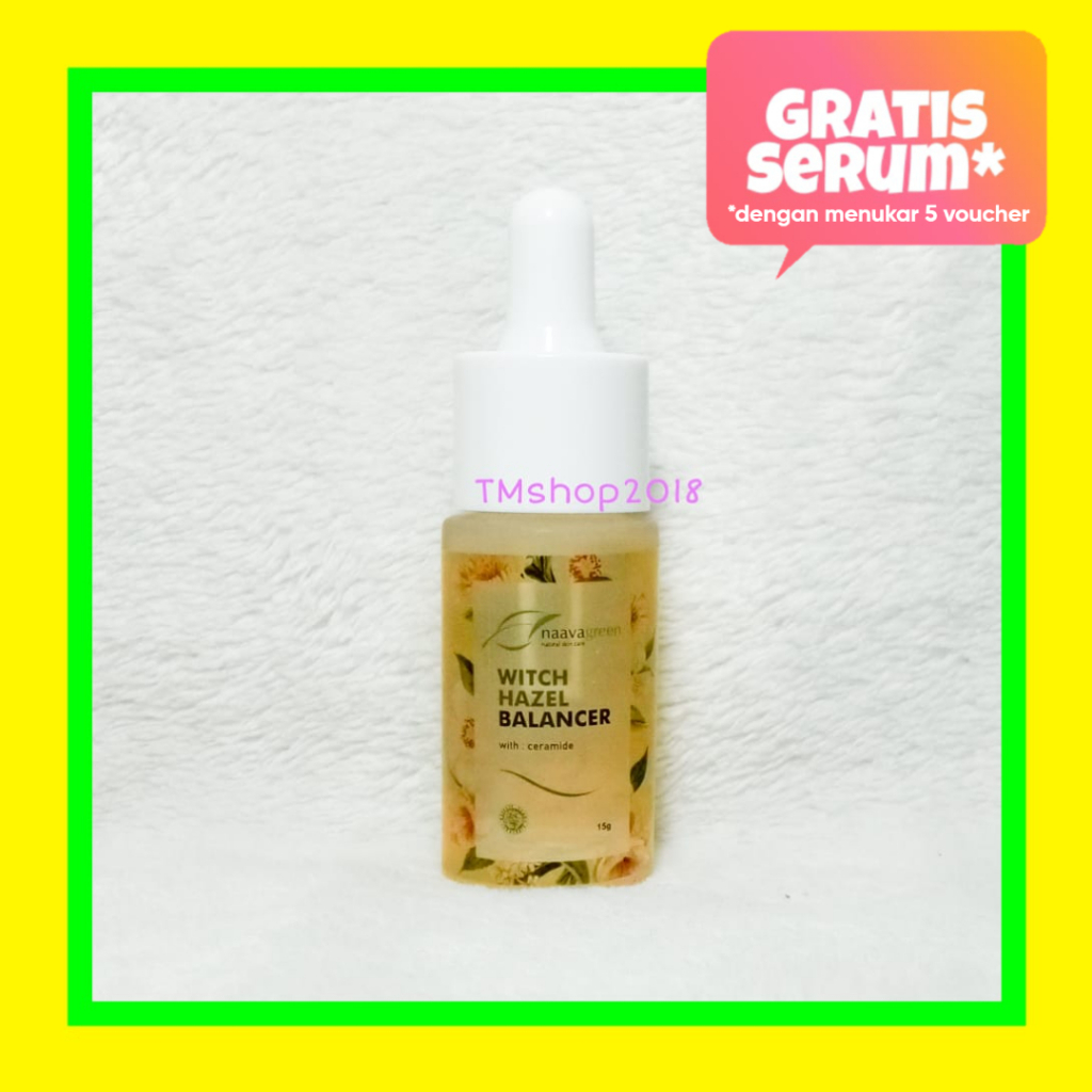 Naavagreen Witch Hazel Balancer 15 gram by dr Fredi Setyawan Original Skincare Serum Essence Wajah