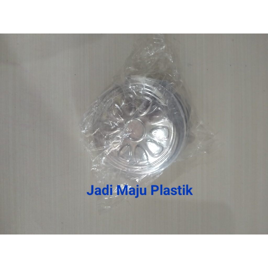 TUTUP CUP PLASTIK PUDING /  TUTUP CUP 50 ml & 65 ml / TUTUP CUP AGAR AGAR - 50 PCS  MURAH