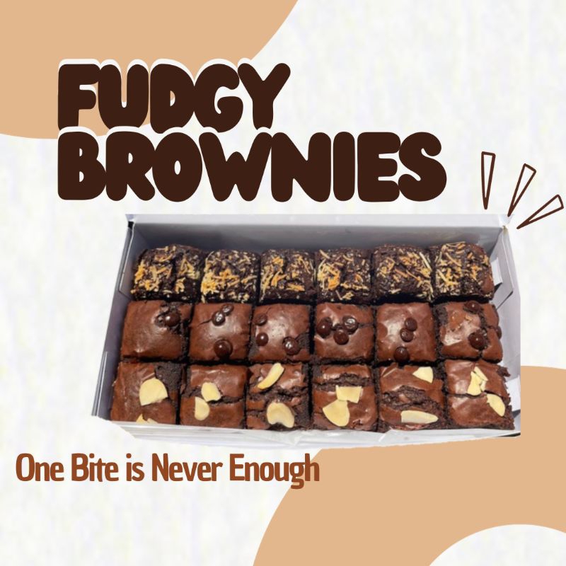 

Fudgy Brownies/ Brownies Panggang/ Kue Coklat Enak/ Coklat Lumer