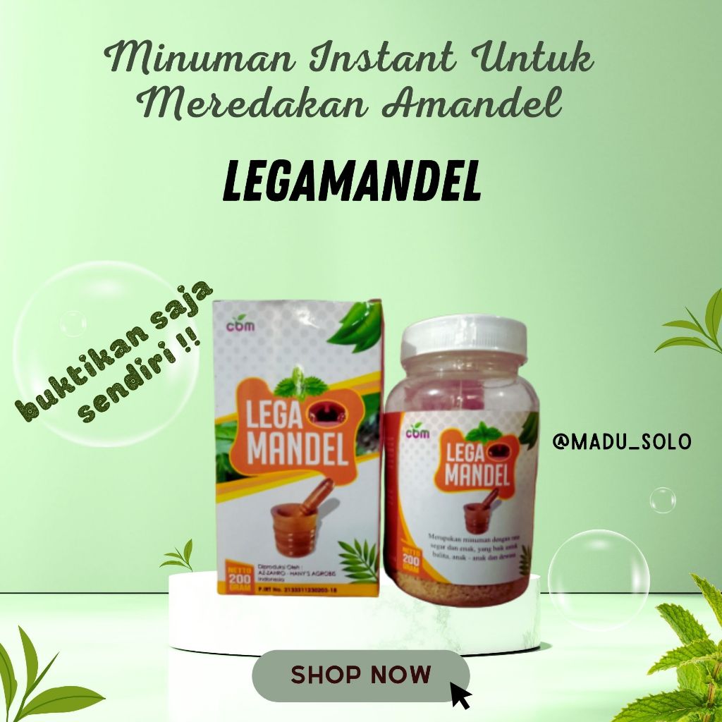 

LEGAMANDEL Original 200 gram | Herbal untuk Amandel