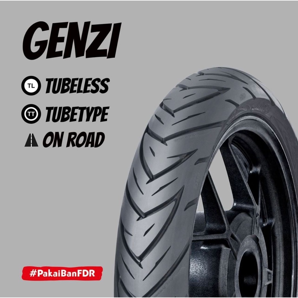 BAN TUBELESS FDR GENZI 90/80-17 80/80-17 TUBELLES