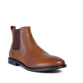 Prabu - Galang Brown Sepatu Chelsea Boots Pria - Coklat