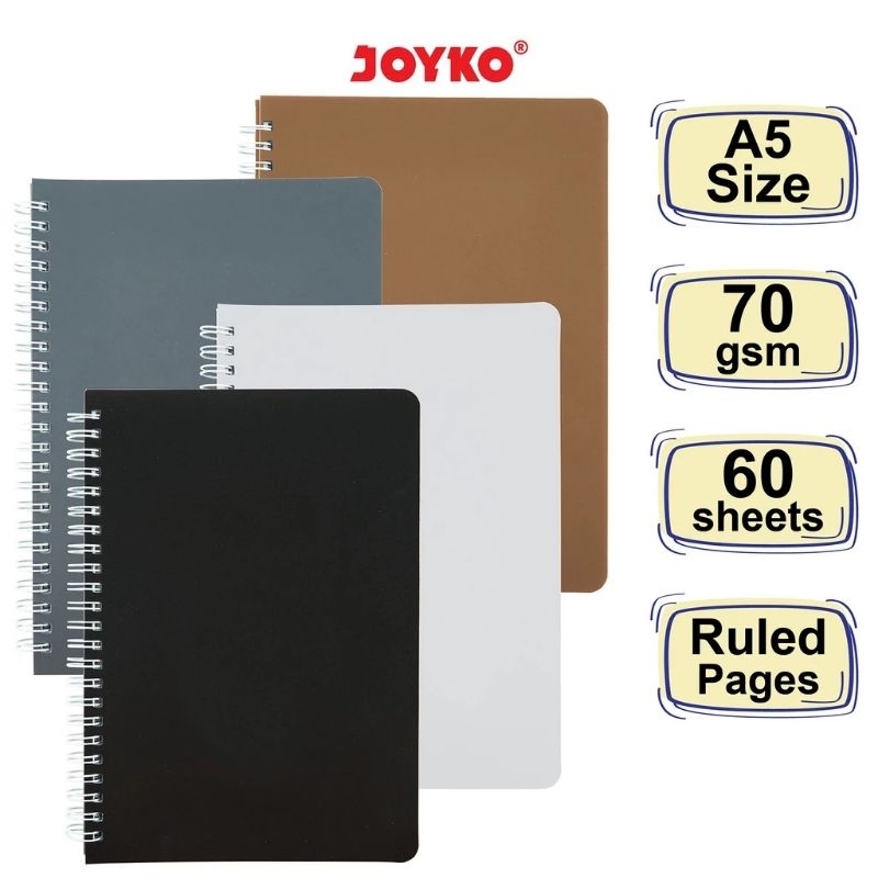 

Joyko Note Book A5 NB-690 - Ring Book - Buku Catatan