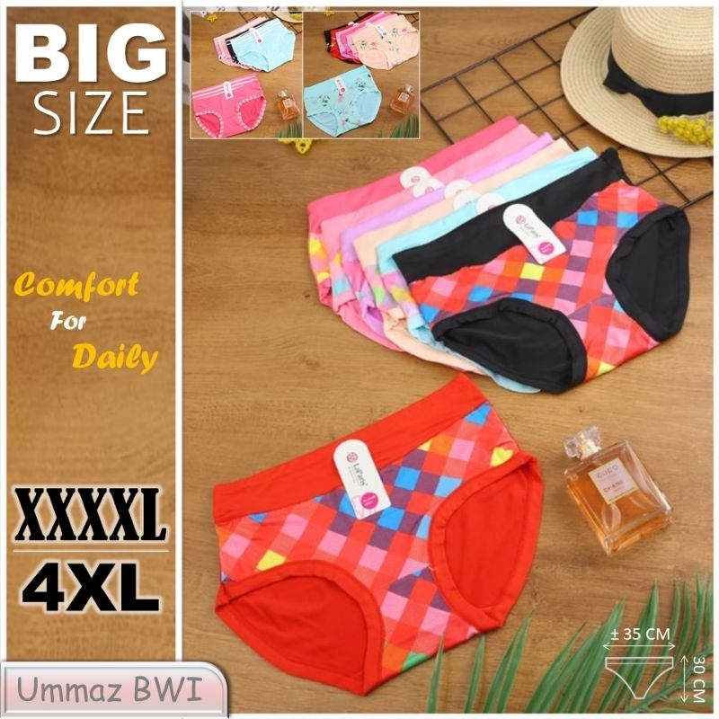 Laparis CD Celana Dalam Wanita Jumbo XXXXL