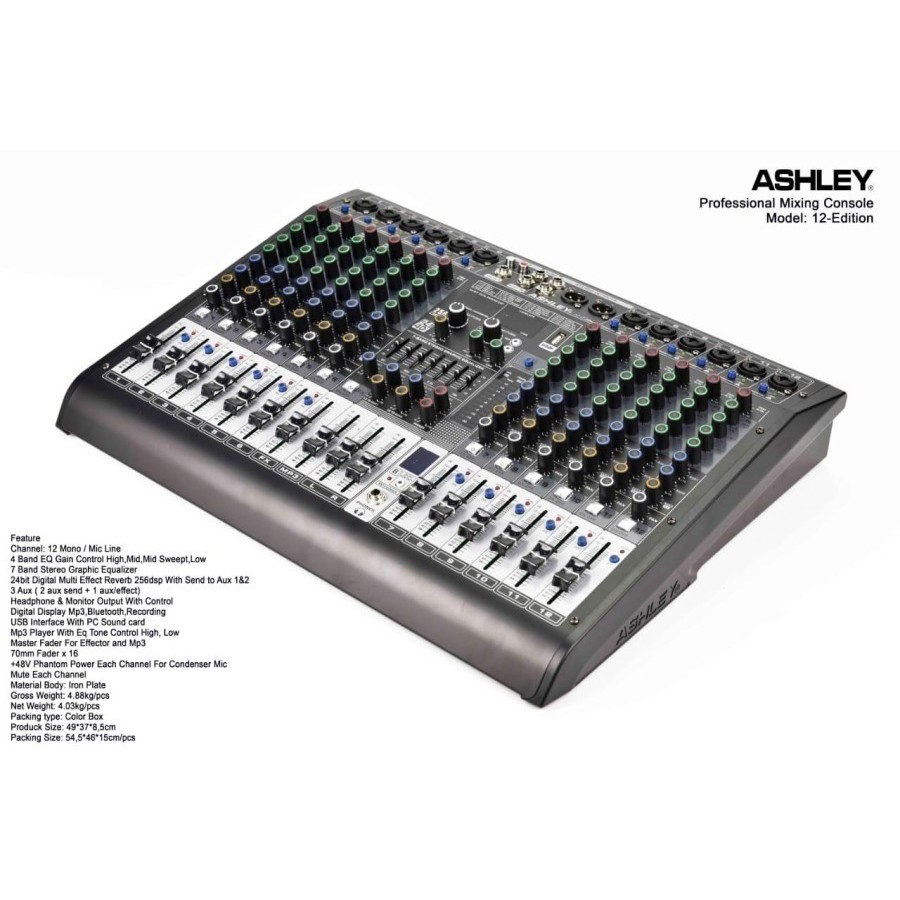 Mixer Ashley 12 edition Original Mixer ashley edition12 channel