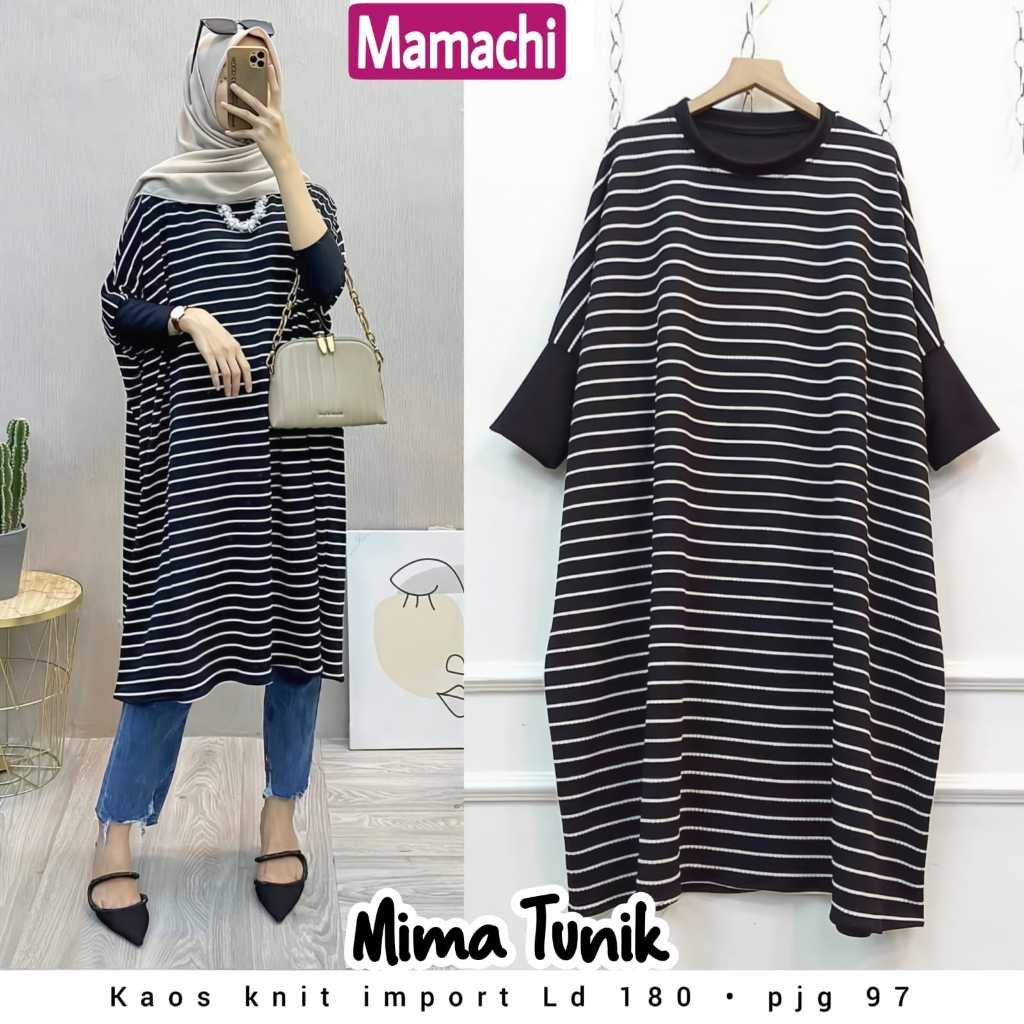 KAOS OVERSIZE WANITA LENGAN PANJANG MOTIF GARIS GARIS TERBARU PAKAIAN WANITA BAJU ATASAN JUMBO KAOS 