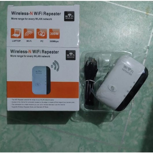 WIFI REPEATER 300MBPS WIRELESS WIFI | PENGUAT SINGNAL WIFI BEKAS PAKAI