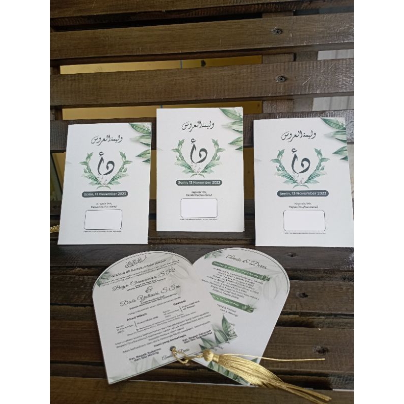 Undangan Amplop Softcover Tassel Custom Glossy