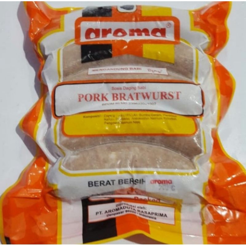 

Aroma Sosis Babi Bratwurst 1 Kg