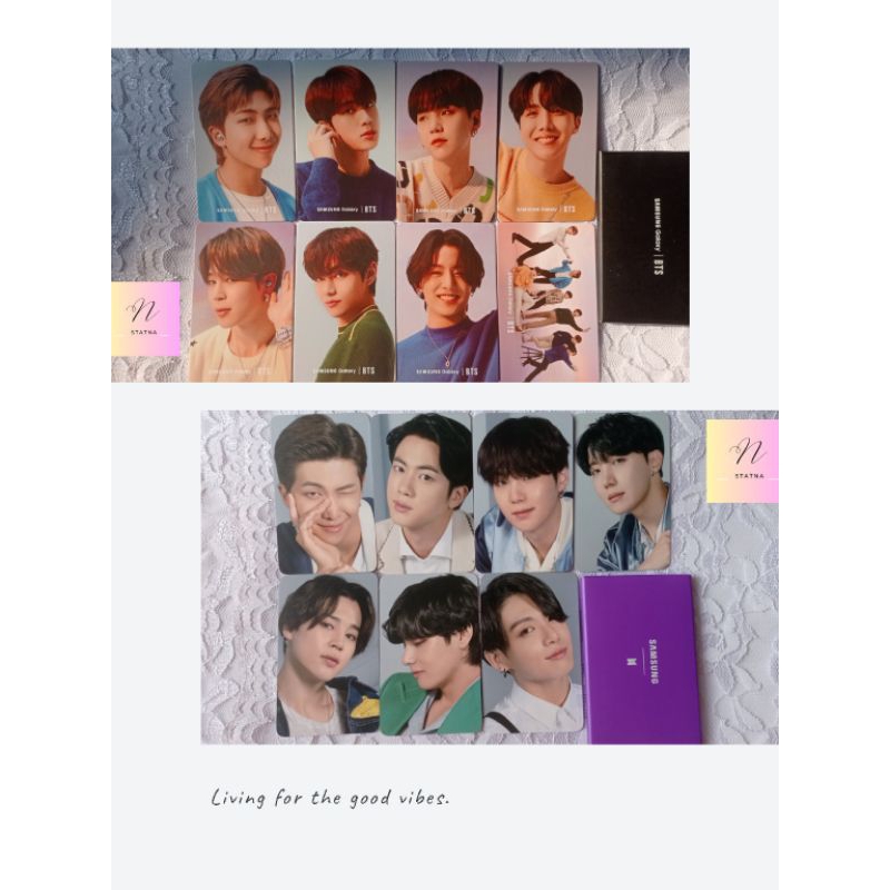 Photocard BTS x Samsung S20, BTS x Samsung Ear Buds
