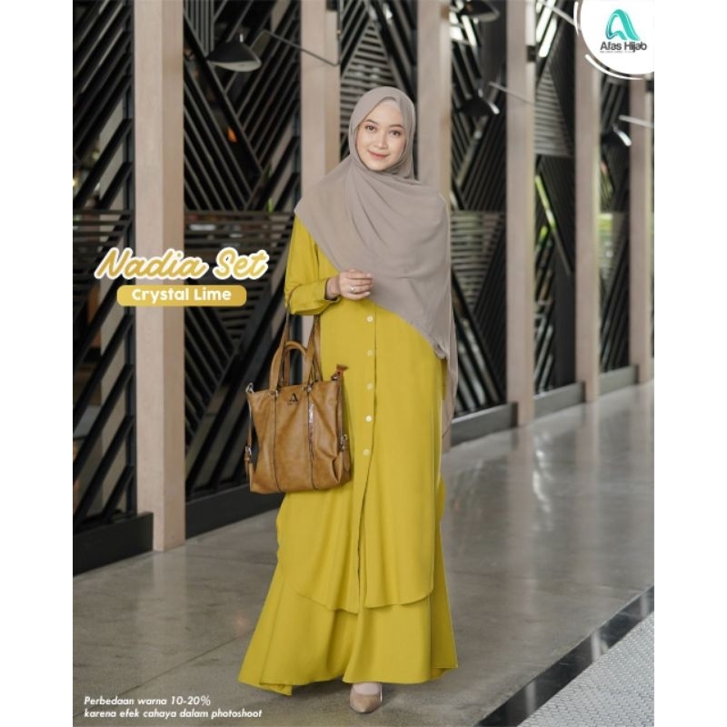 Nadia Set for Afas - Tunik +Rok - Set Kekinian
