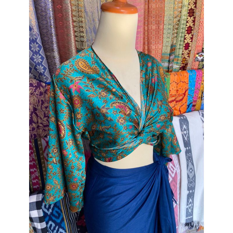 Cardigan Pendek Wanita Cardigan Motif Batik