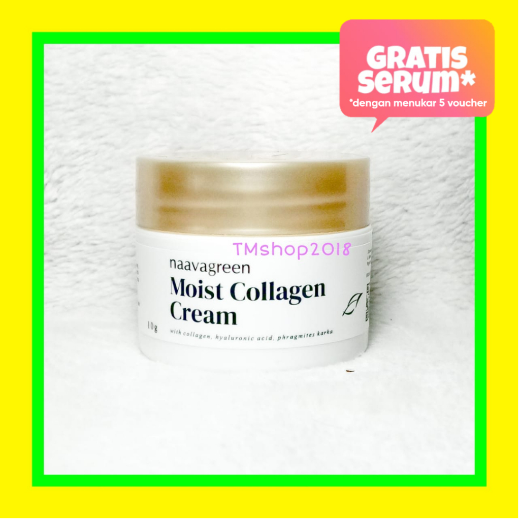 Naavagreen Moist Collagen Cream 10 gram by dr Fredi Setyawan  Original Skincare Krim Pagi Anti Aging