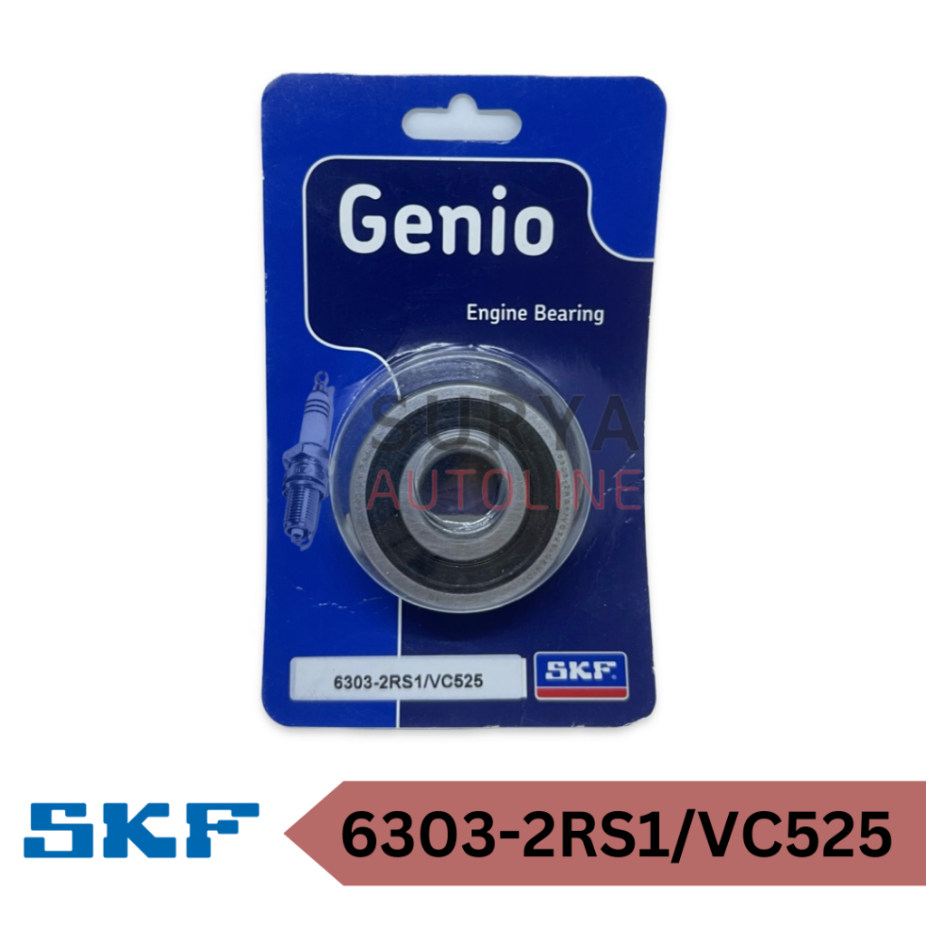 BEARING SKF RODA BELAKANG MOTOR CRF 150 / Honda Forza 250 - 6303-2RS1/VC525