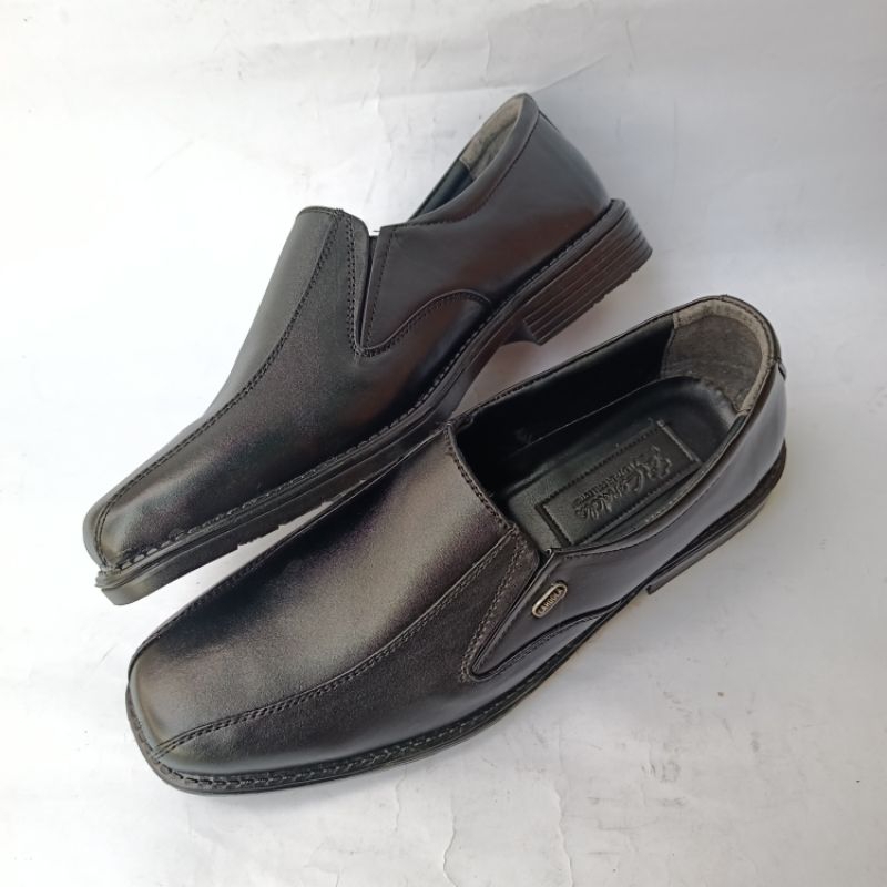Sepatu Pantofel Elastis Kulit by Cardola/Sepatu Pantofel Kotak/Sepatu Pantofel Kulit Asli/Sepatu Pan