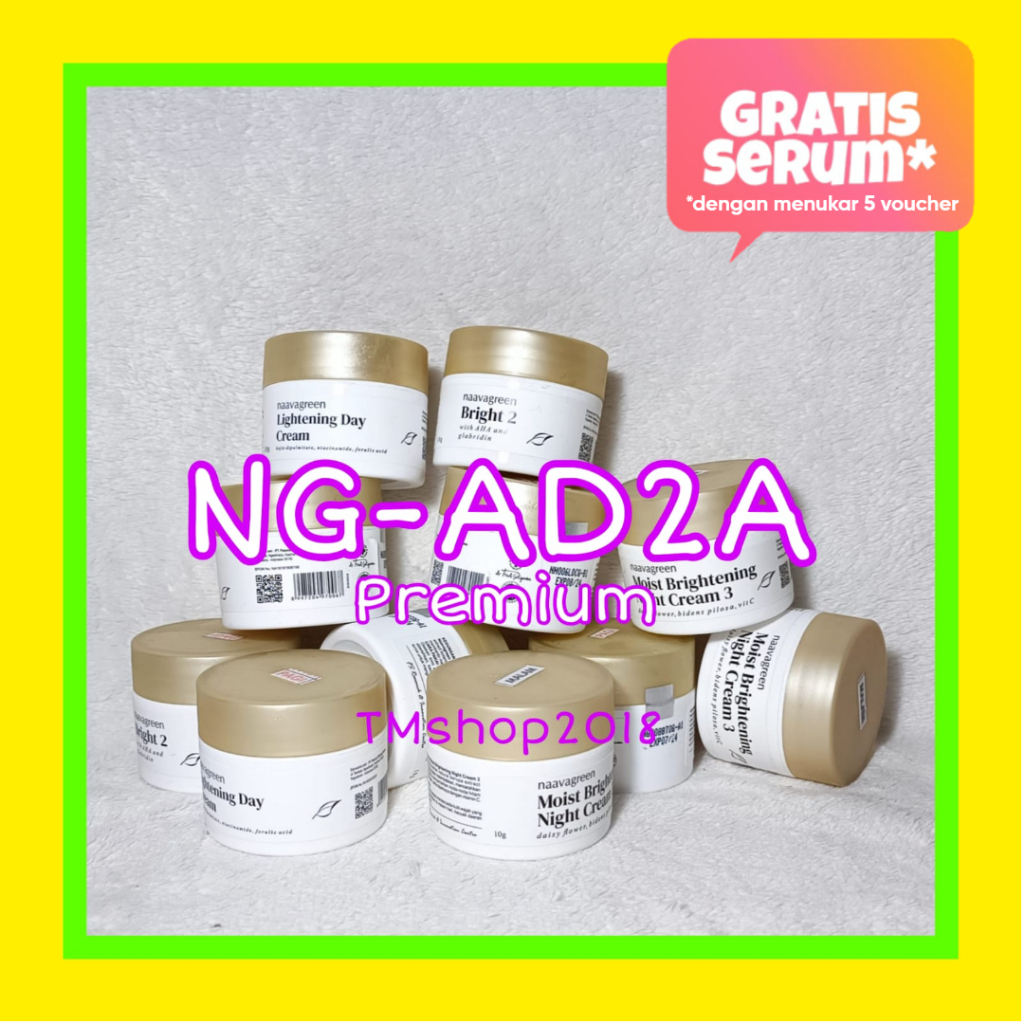 Krim Jerawat Malam Naavagreen NG-AD2A PREMIUM Acne Night Cream AD2A by dr Fredi Setyawan Original Sk