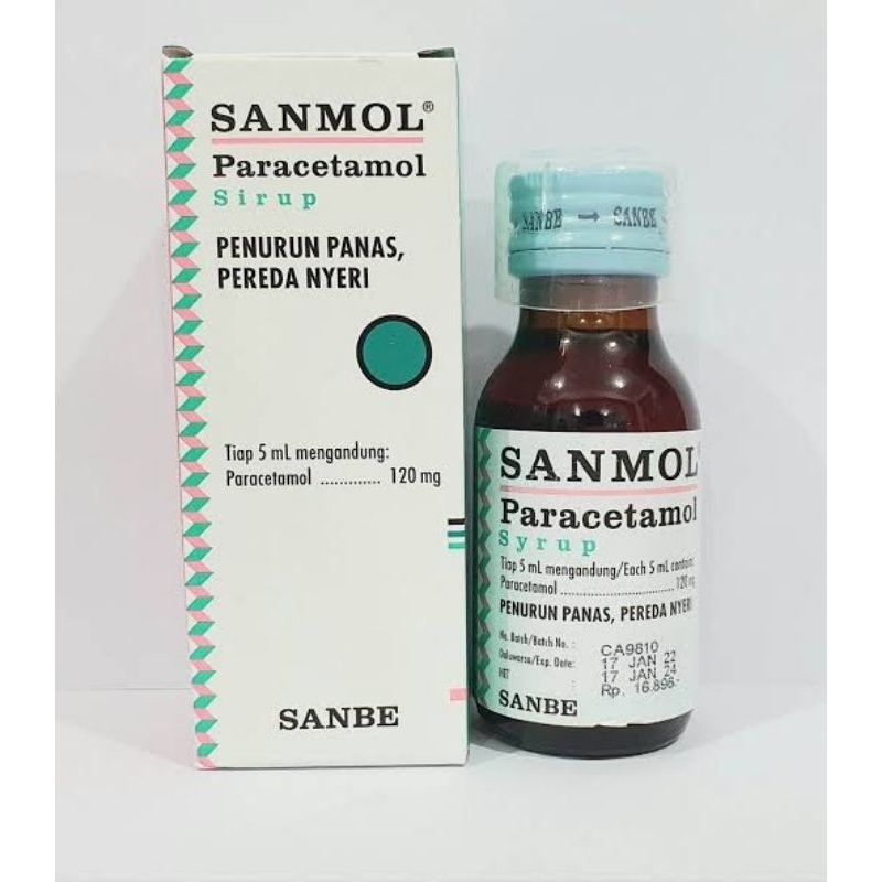 SANMOL SIRUP/DROP |Sirup Turun Panas Untuk Bayi dan Anak anak