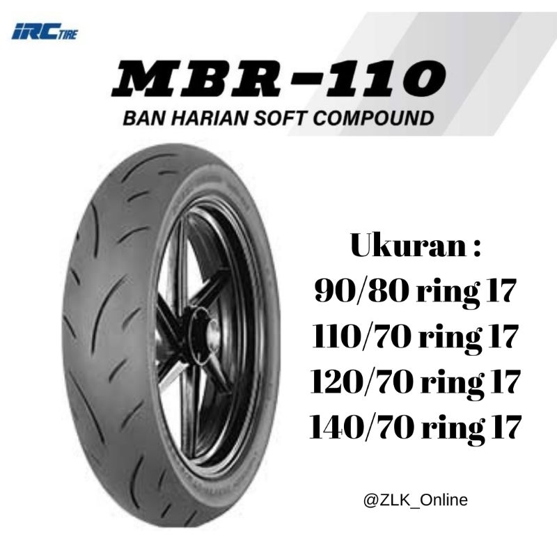 Ban Motor IRC MBR110 ring 17