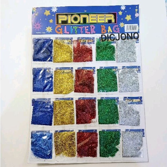 Mainan Gliter Bubuk 5 Pcs