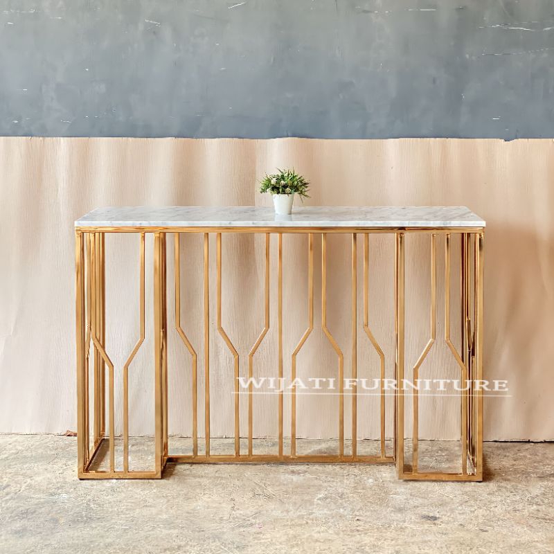 Meja Konsul Marmer Meja Konsol Marmer Console Table