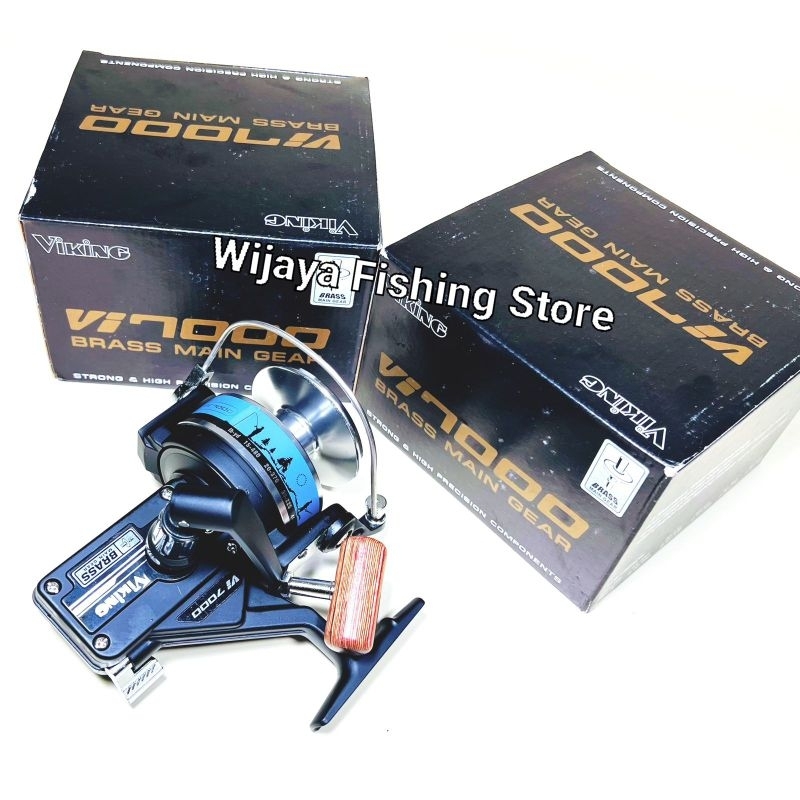 Reel Pancing Viking Black Vi 3000 5000 7000 Black 3 Ball Bearing