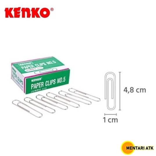 

Klip Kertas Besar / Paper Clip No.5 Kenko